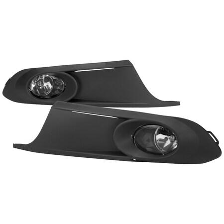 Spec-D Tuning Volkswagon Jetta Fog Lights With Clear Lens 11-14 LF-JET114COEM-HZ